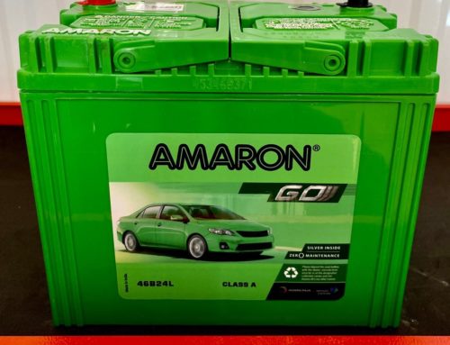 แบตเตอรี่รถยนต์ Amaron Go 46B24L แบตแห้ง สำหรับรถเก๋ง